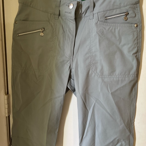 XDS DAILY SPORTS  Gray Bermuda Golf Shorts, Capri's Size 8 NWOT - Picture 1 of 7